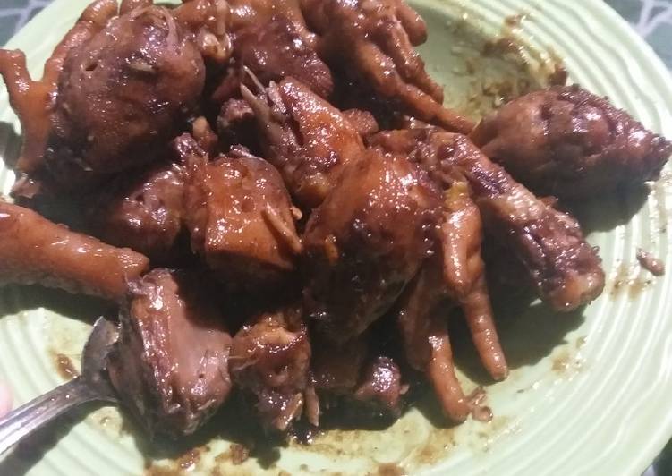 How to Prepare Any-night-of-the-week Spicy Chicken Feet Adobo