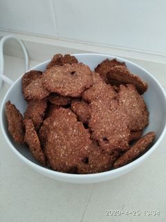 Una foto de Galletas de avena y mantequilla de cacahuete
