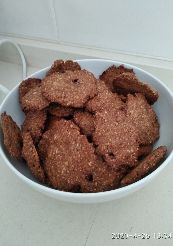 Una foto de Galletas de avena y mantequilla de cacahuete