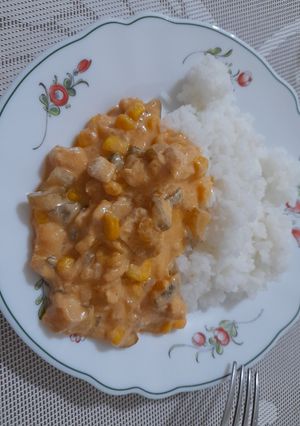 Hamis csirke stroganoff recept fotója