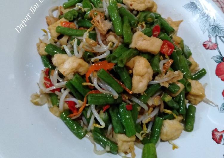 Tumis Tauge Kacang panjang Terasi