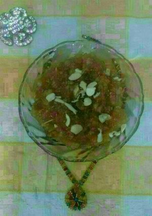 A picture of Semolina halva.