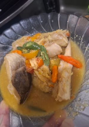 Foto resep Ikan baung masak kuning (batu'up)