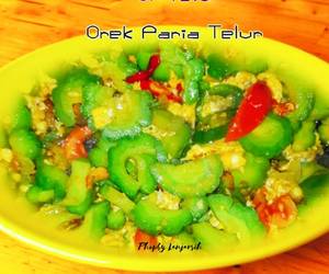 Resep Terbaru Orek Paria Telur Enak Sempurna