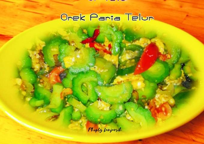 Langkah Mudah untuk Membuat Orek Paria Telur Anti Gagal