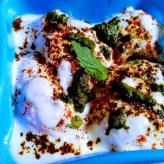 Dahi vada A picture of Dahi vada.