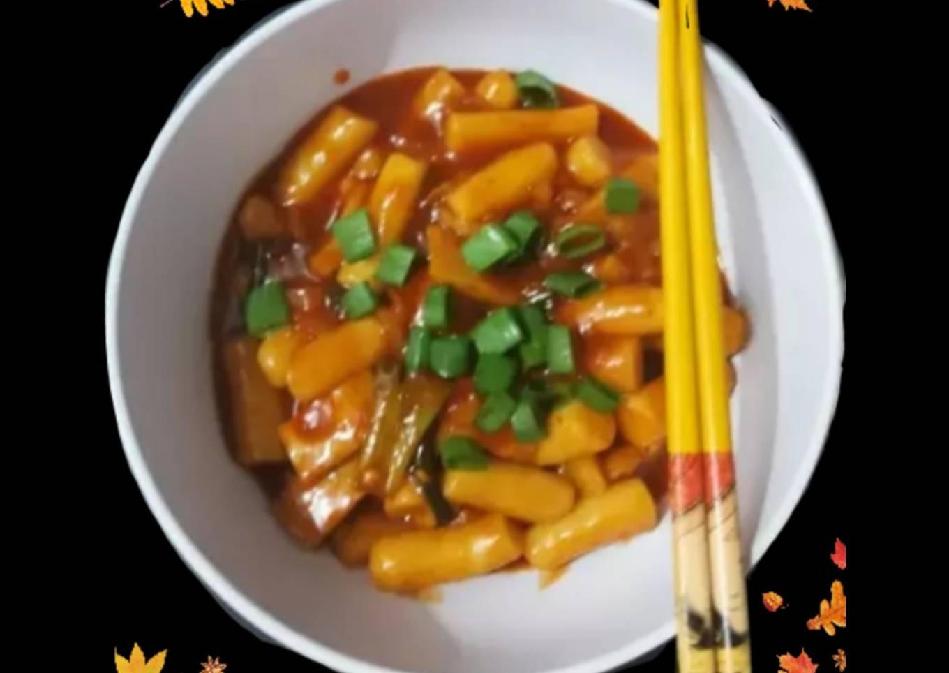 Tteokbokki homemade dengan gochujang