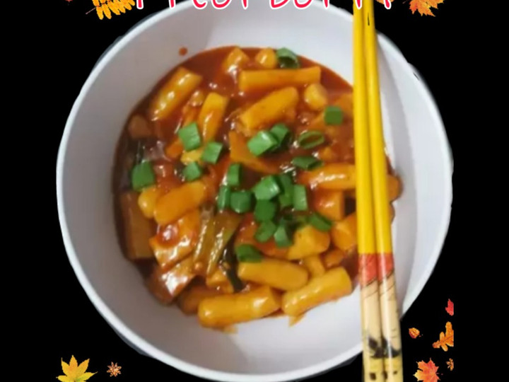 Resep Tteokbokki homemade dengan gochujang Anti Gagal