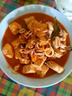 Foto resep Cumi Tahu Saus Padang