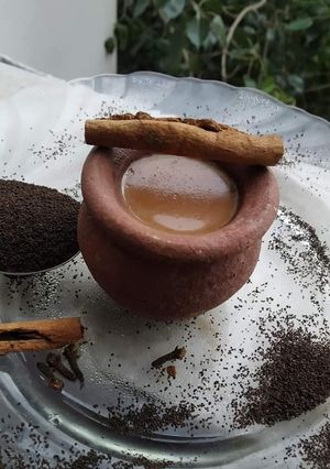 A picture of Tandoori chaimatka chai.