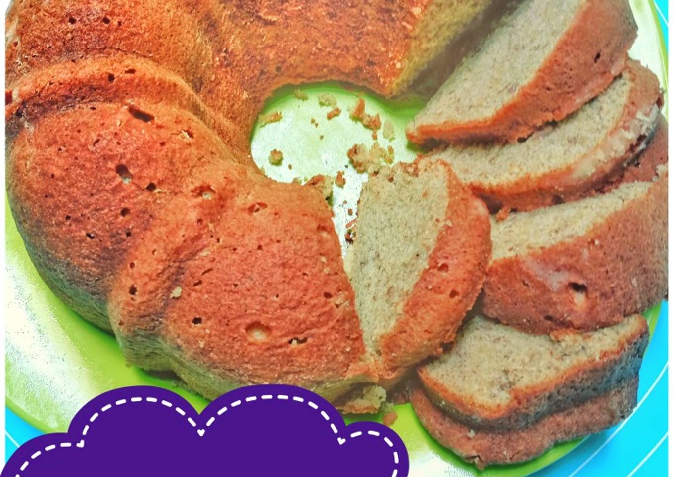 Kue bolu pisang panggang,Super Moist,enak Ala A.NoVie