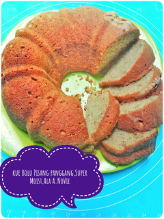 Foto resep Kue bolu pisang panggang,Super Moist,enak Ala A.NoVie
