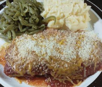 Easy Recipe Cheesy Parmesan Chicken fried Most Delicious