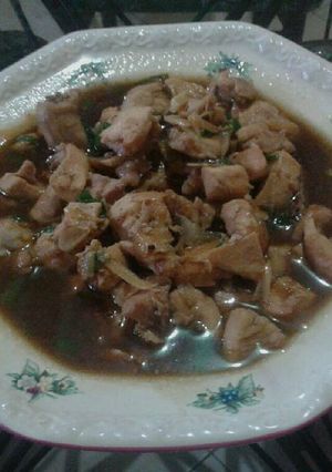 Foto resep Ayam Dadu Saus Tiram
