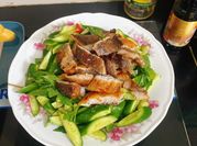 Hình ảnh của nộm dưa chuột khô cá