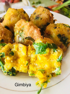A picture of Yam balls.