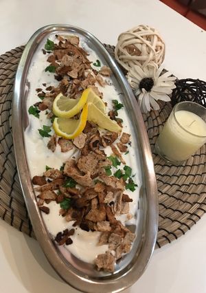 صورة لوصفة فتة الباذنجان