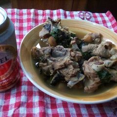 A picture of Goàtmeat pepper soup.