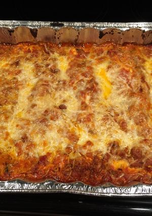A picture of Lasagna.
