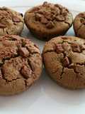 Panquecillos de cacao y stevia, sin gluten