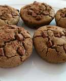 Panquecillos de cacao y stevia, sin gluten