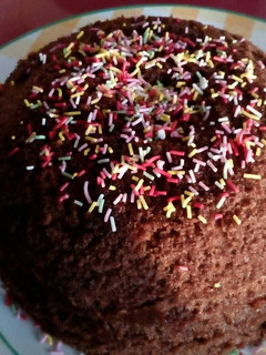 Una foto de Bizcocho de chocolate