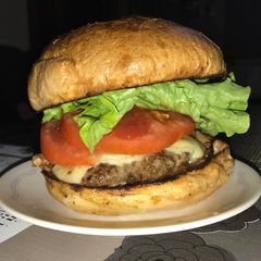 A picture of Homemade Burger.