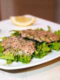 Burger di tonno fresco con zucchine