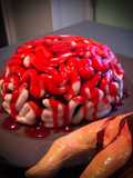 Cerveau chocolat-framboise