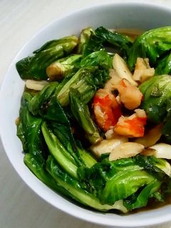 Foto resep Tumis terasi udang baby kailan