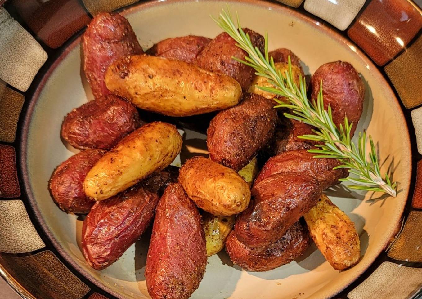 Ninja Foodi roasted potatoes