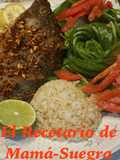 Mojarra al mojo de ajo