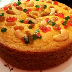 A picture of EgglessTutti fruity cake.