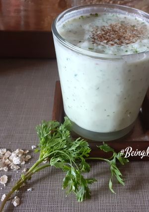 A picture of Coriander-Oats Delight.