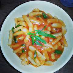 รูปของ Ttaebokki/kue beras