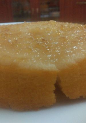 A picture of ORANGE MARMALADE CAKE (Without eggs and oven).