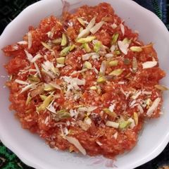 A picture of Gajar ka halwa.