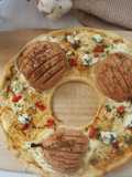 Pear and Roquefort Flammekueche