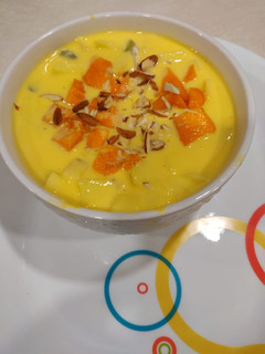 A picture of Mango Custard.