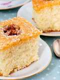 Lebanese Coconut Basbousa