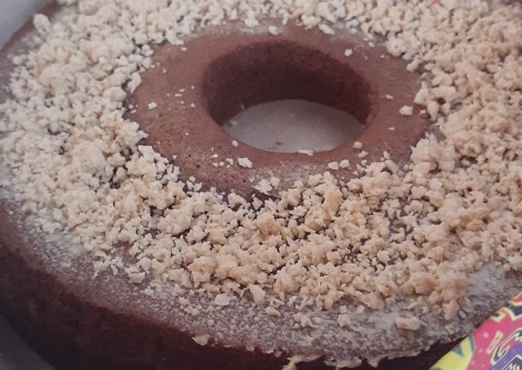 Brownis Coklat Kukus Tabur Oat Chocho