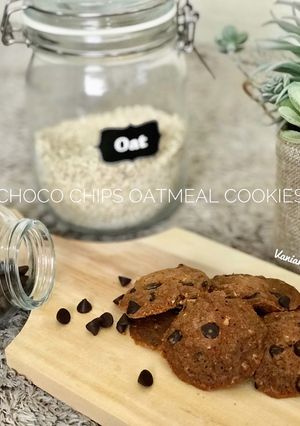 Foto resep Choco Chips Oatmeal Cookies