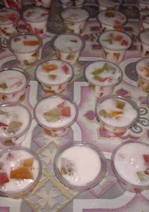 Foto resep Puding Mozaik cup