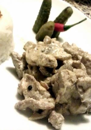 A picture of Beefstroganoff a La Balchug Kempinski Moscow.