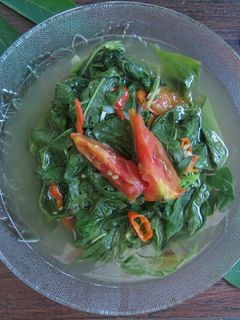 Foto resep Daun Singkong Kuah Bening