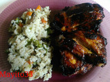 Pollo quemado