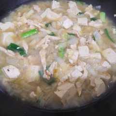 A picture of Sop tahu sawi putih.