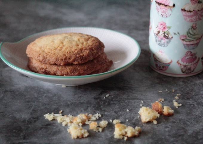 Eggless coconut cookies