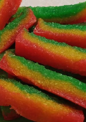 Foto resep Lapis singkong pelangi