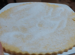 Una foto de Queque de mazapán keto